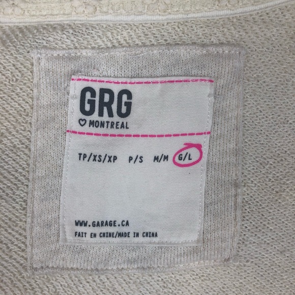 GRG / Garage - Cream Floral Lace Overlay Hoodie - Picture 3 of 6